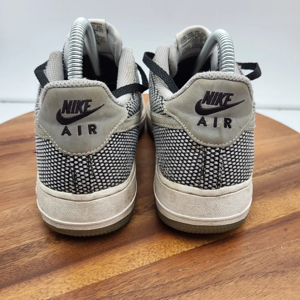 Nike Air Force 1 Premium Shoes Boys 6.5Y (GS) Cool Grey Gray 748981-005 Sneakers